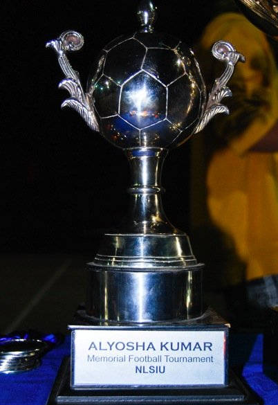 Football Trophy for the Inter Law college